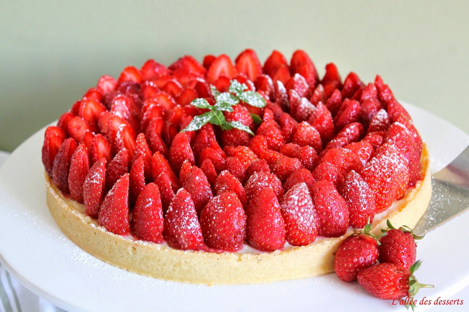Recette du jour la tarte aux fraises simple